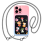 iPhone Magnetic Wallet Silicone Case - Magical Garden