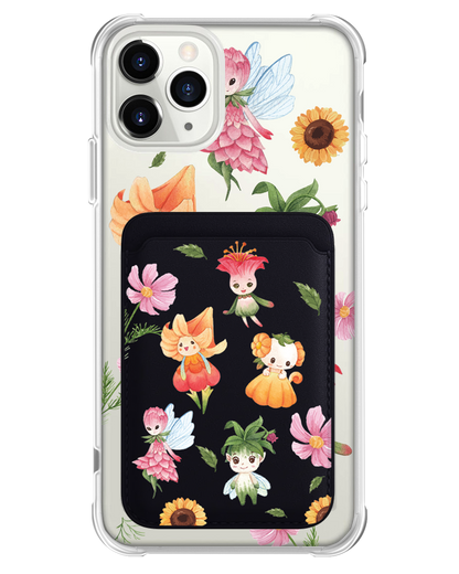 iPhone Magnetic Wallet Case - Magical Garden