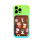 iPhone Magnetic Wallet Silicone Case - Magical Garden