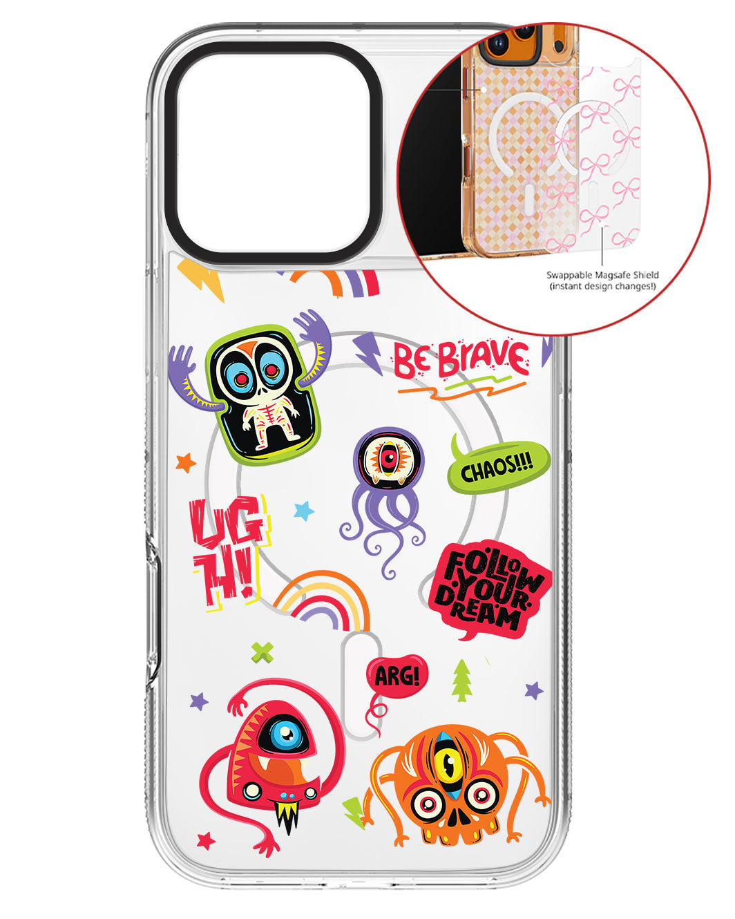 Magsafe Swappable Plate - Baby Monster Holo