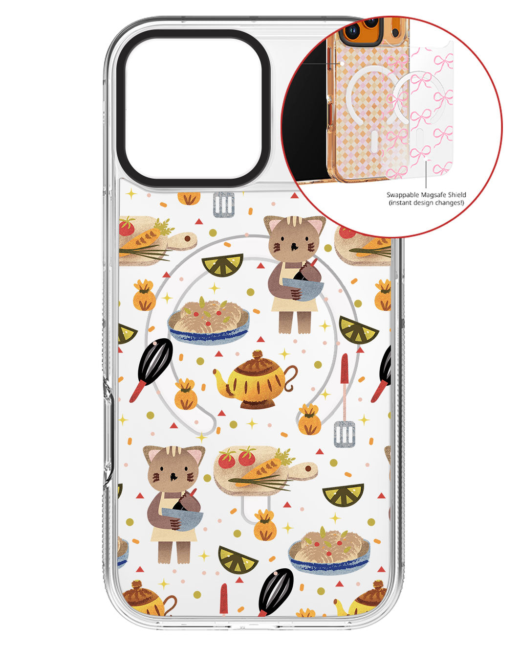 Magsafe Swappable Plate - Cooking Cat