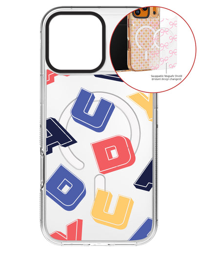 Magsafe Swappable Plate - Cool Monogram