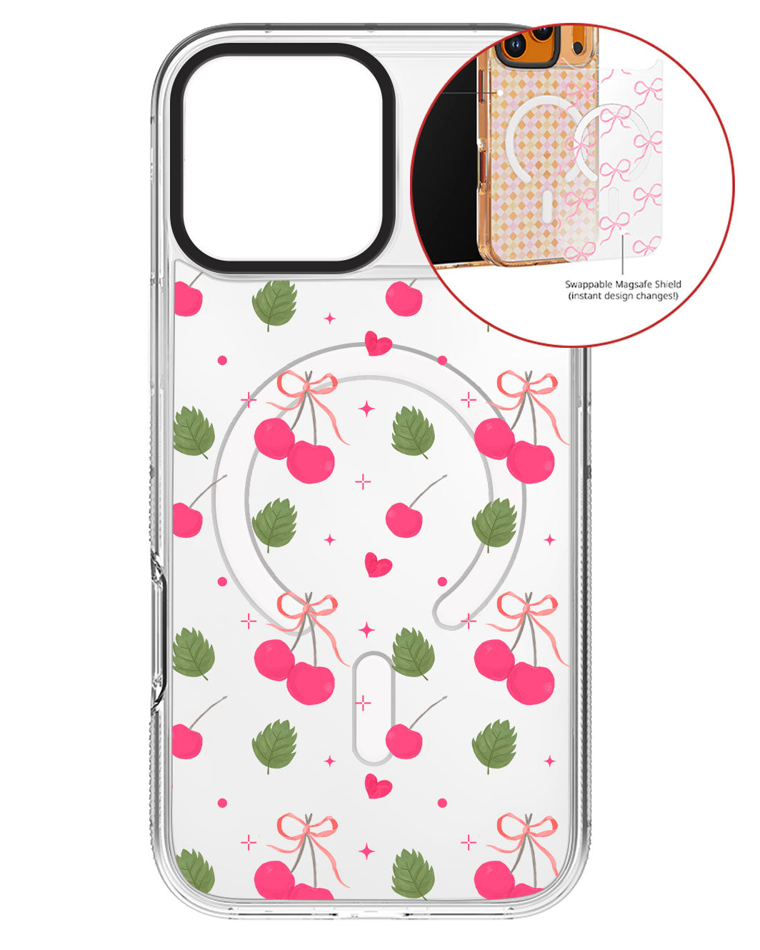 Magsafe Swappable Plate - Coquette Cherry