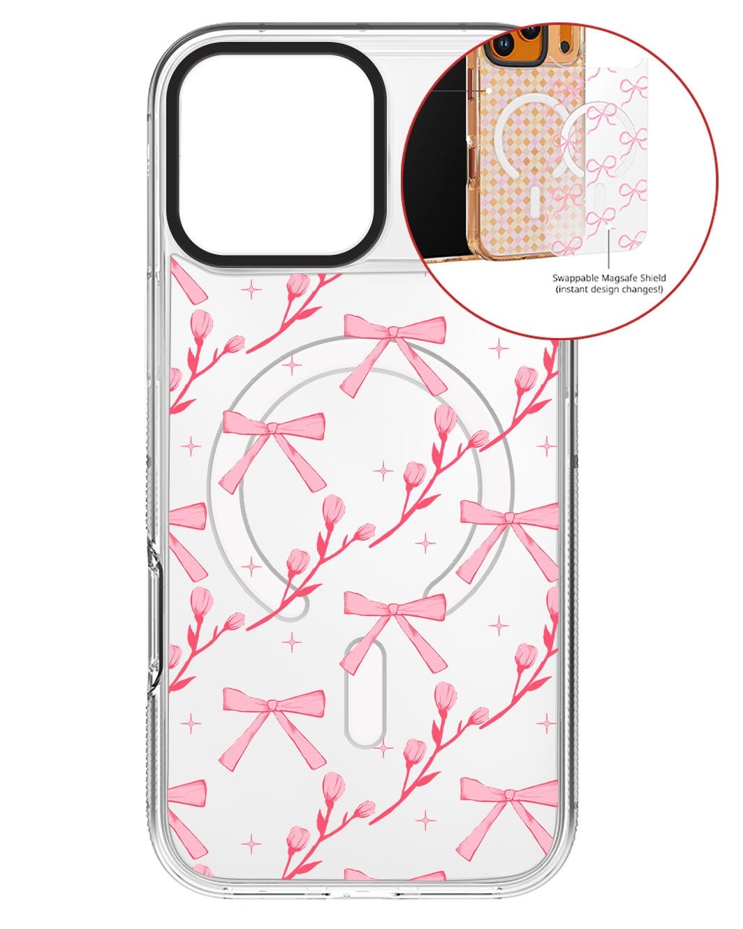 Magsafe Swappable Plate - Coquette Floral