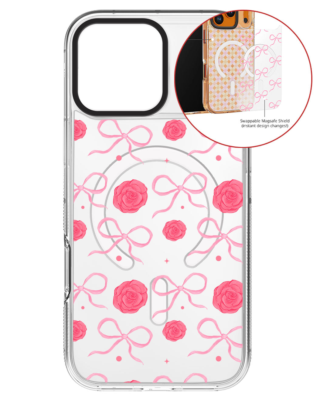 Magsafe Swappable Plate - Coquette Rose