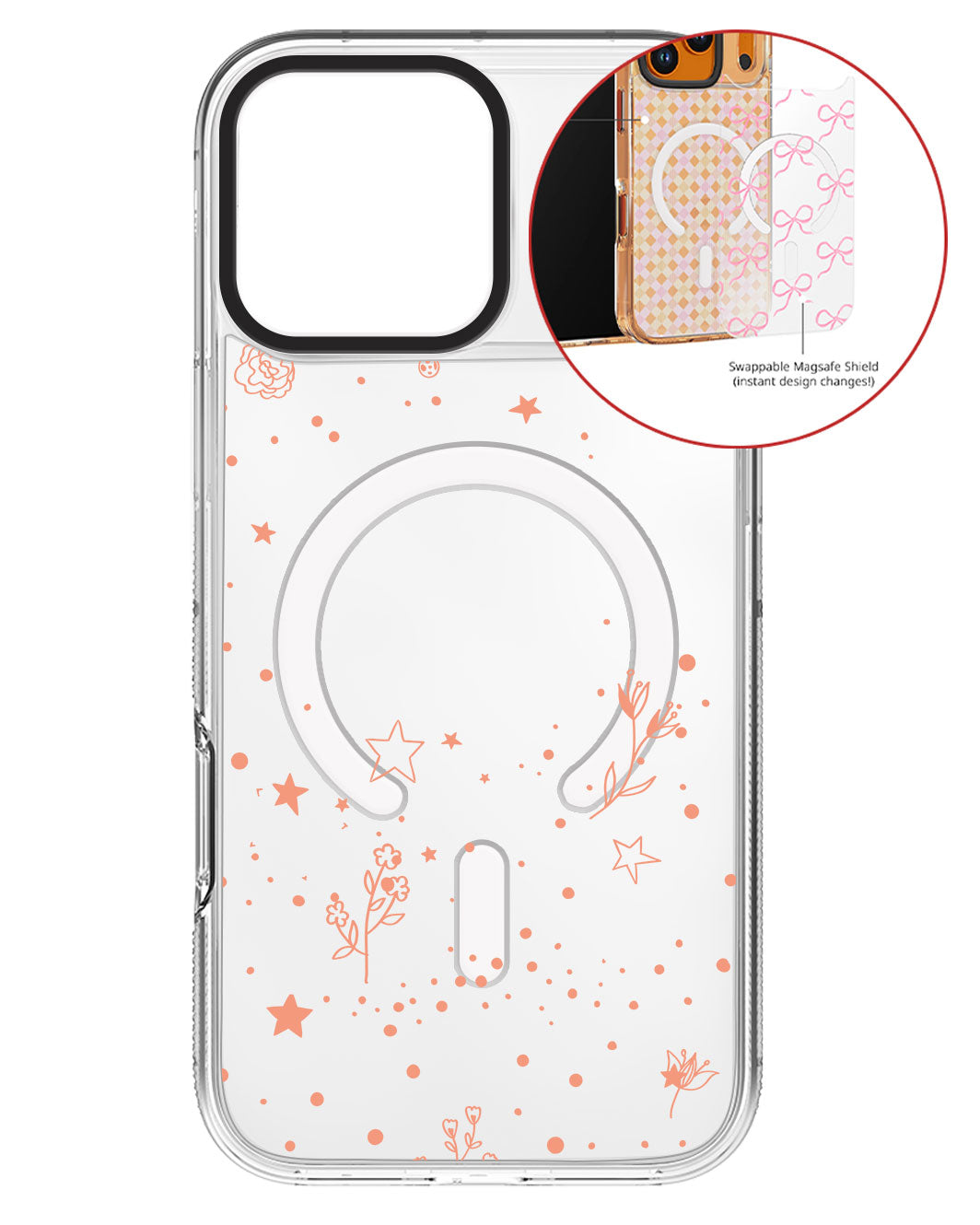 Magsafe Swappable Plate - Coral Constellation