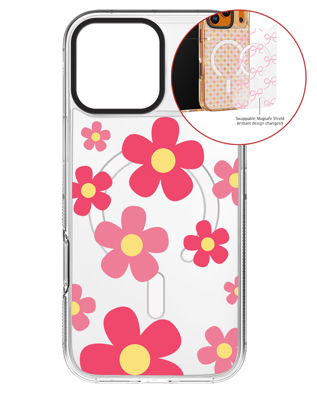 Magsafe Swappable Plate - Daisy Blush
