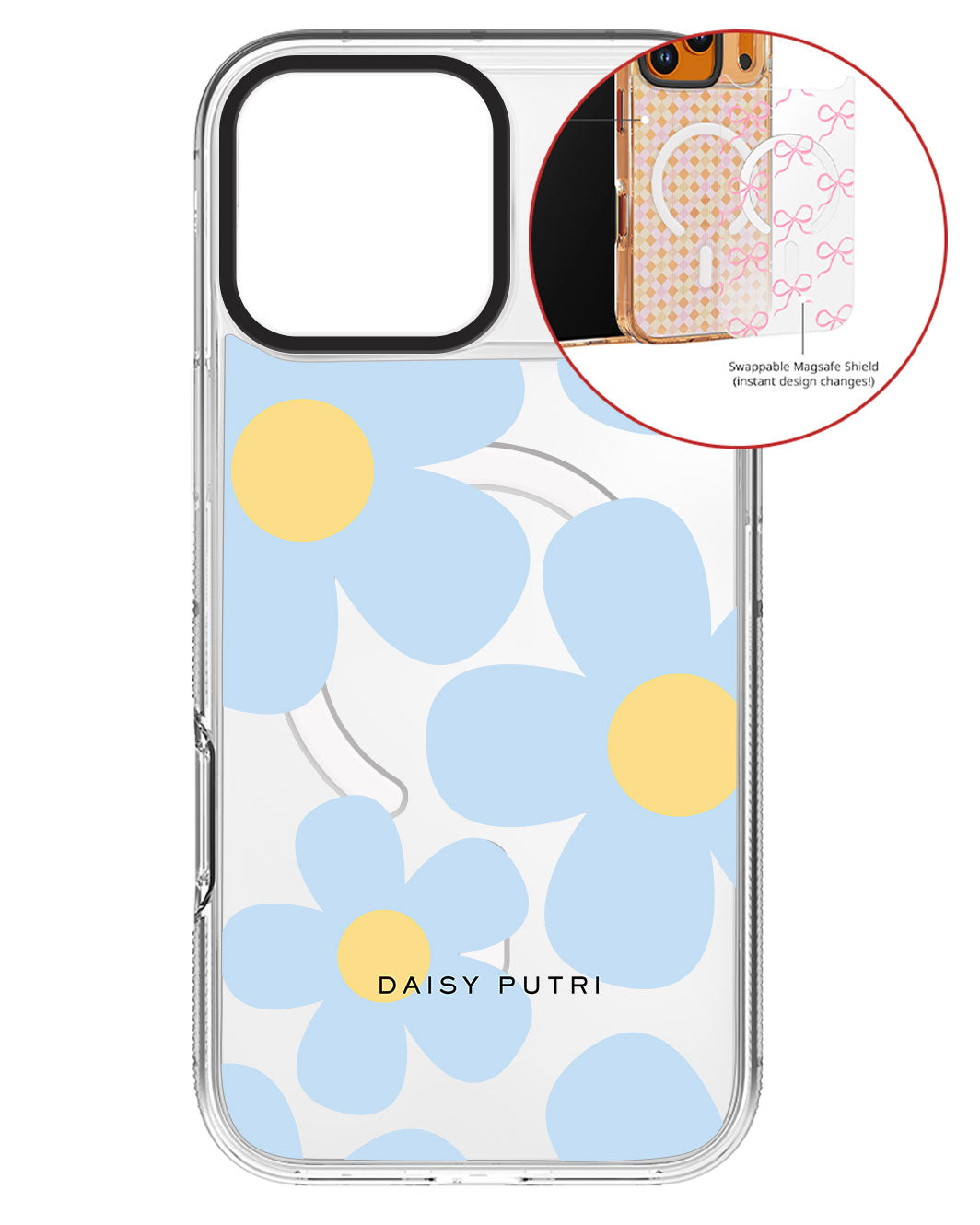 Magsafe Swappable Plate - Daisy Garland
