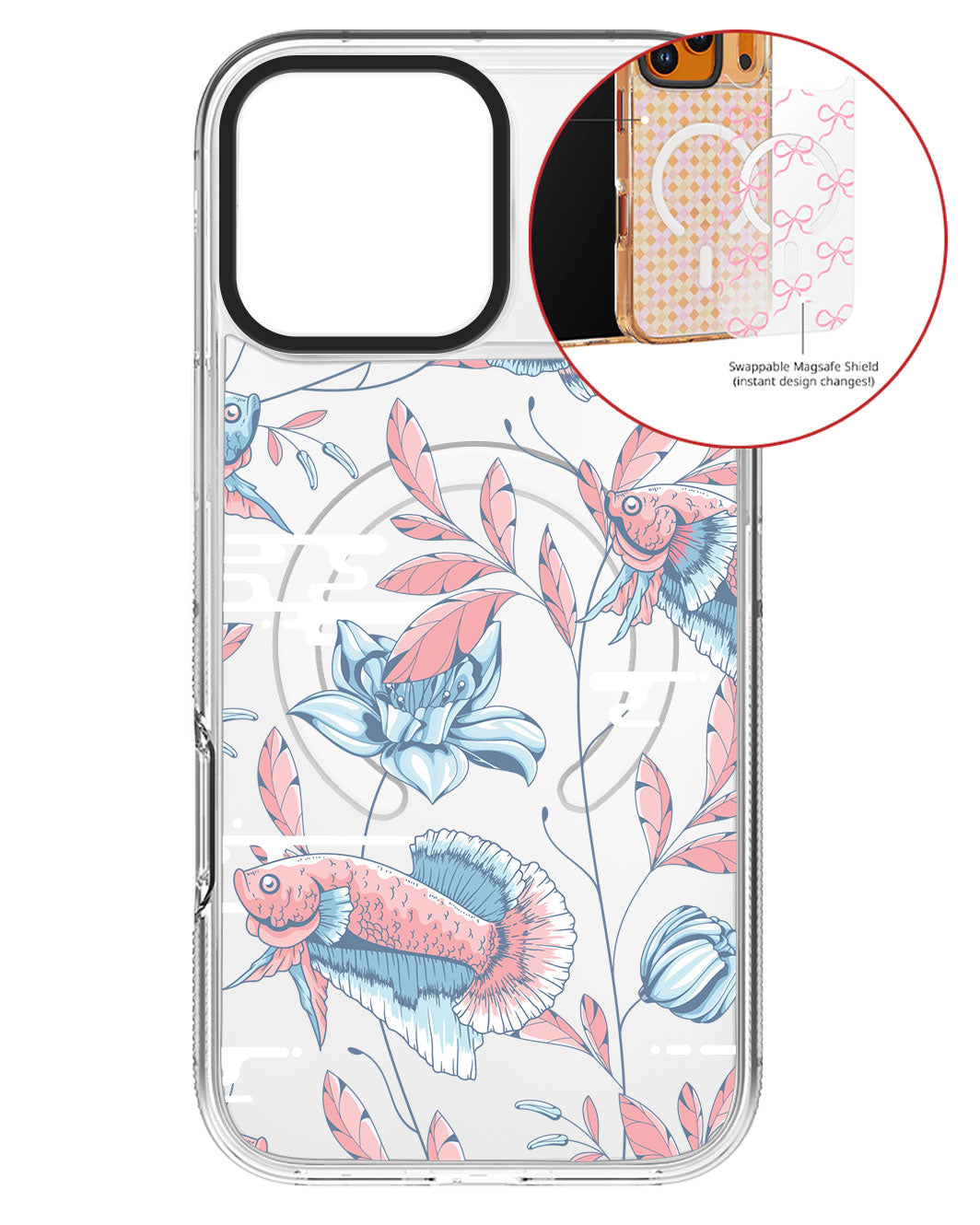 Magsafe Swappable Plate - Fish & Floral 3.0