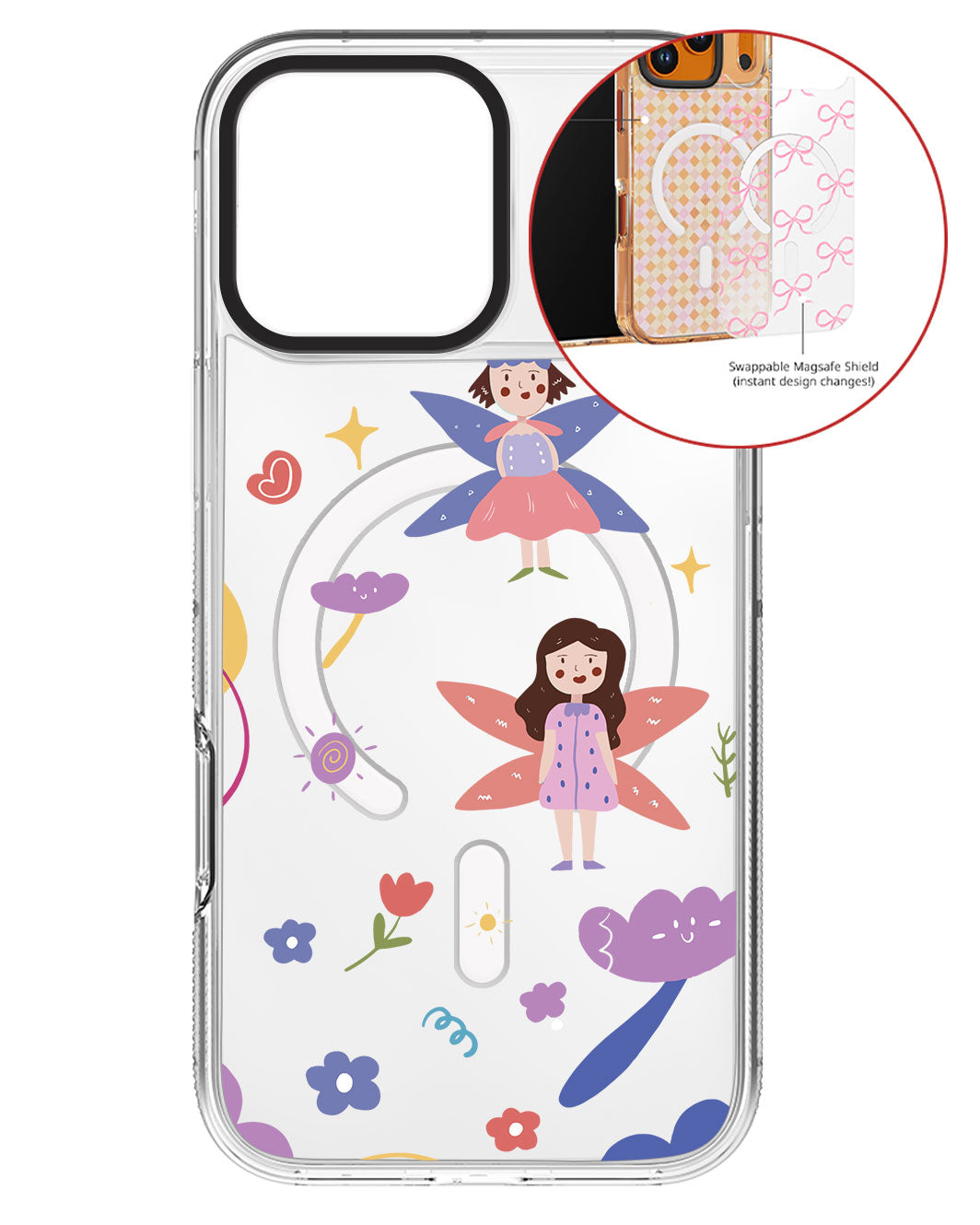 Magsafe Swappable Plate - Fairy Pattern