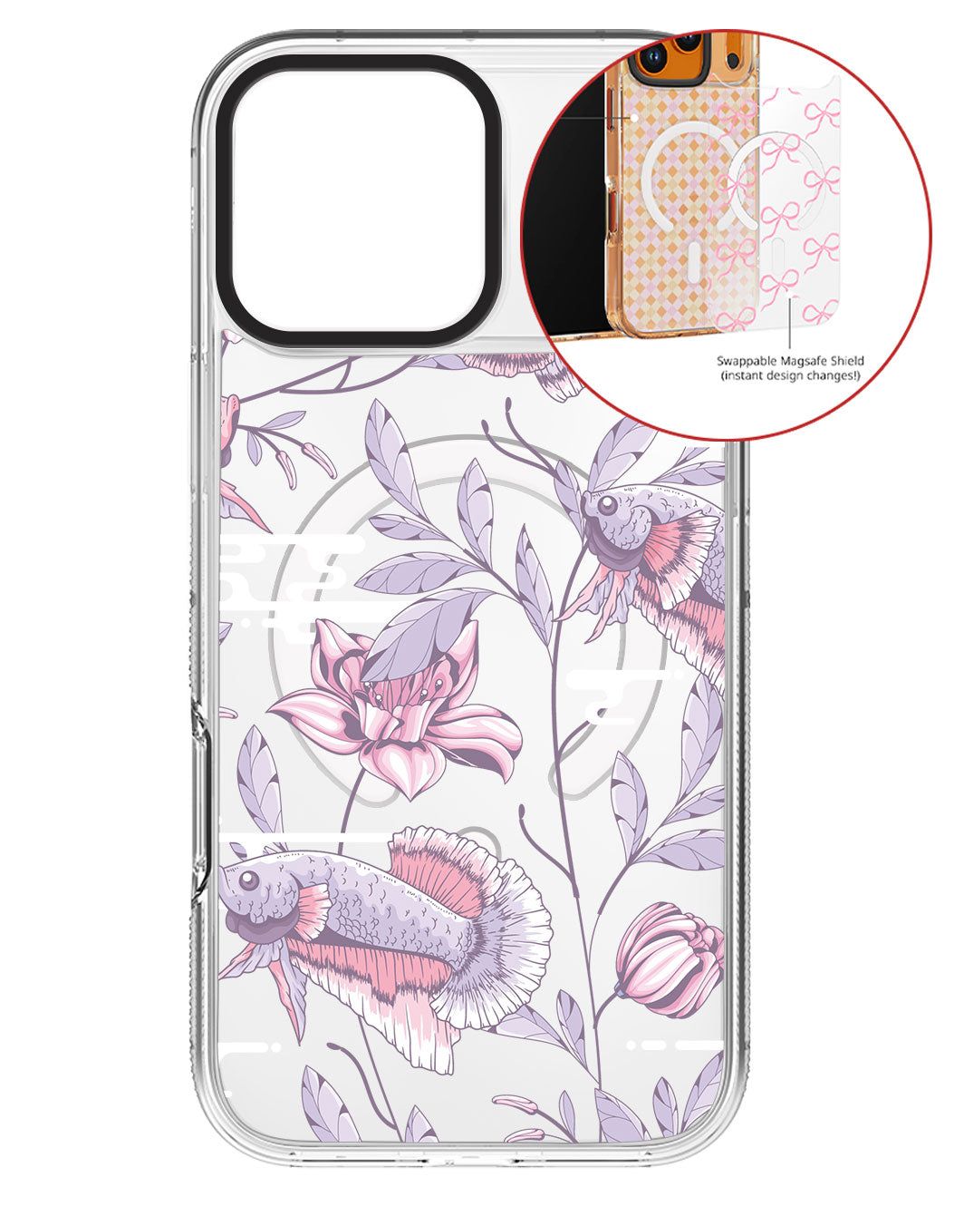 Magsafe Swappable Plate - Fish & Floral 1.0