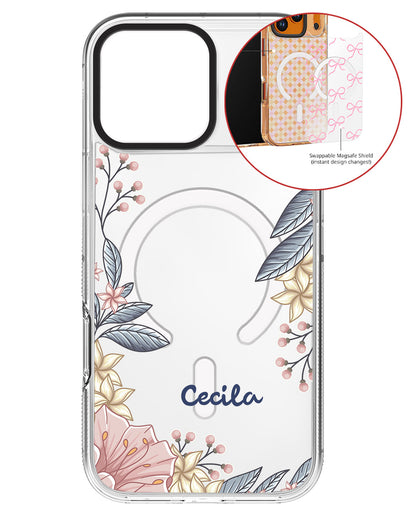 Magsafe Swappable Plate - Pink Floral