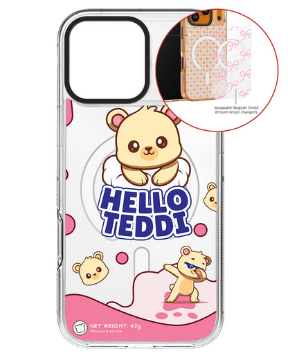Magsafe Swappable Plate - Hello teddy 2.0