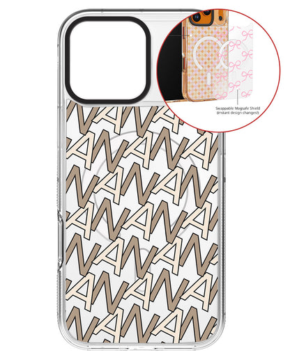 Magsafe Swappable Plate - CUSTOM MONOGRAM 3.0 Initial 4.0