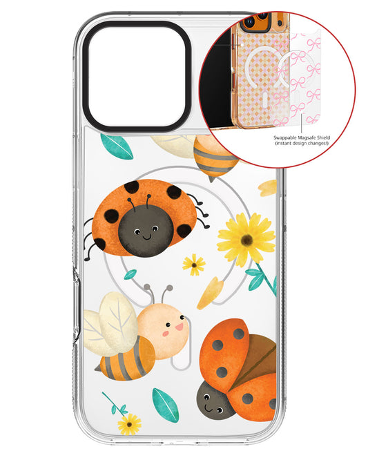 Magsafe Swappable Plate - Lady bug & bee