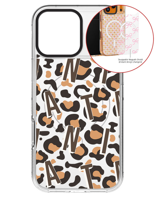 Magsafe Swappable Plate - CUSTOM MONOGRAM 3.0 Leopard 2.0