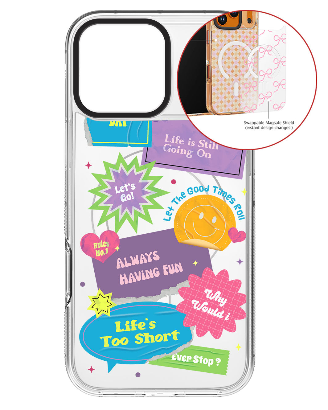 Magsafe Swappable Plate - Life's Too Short