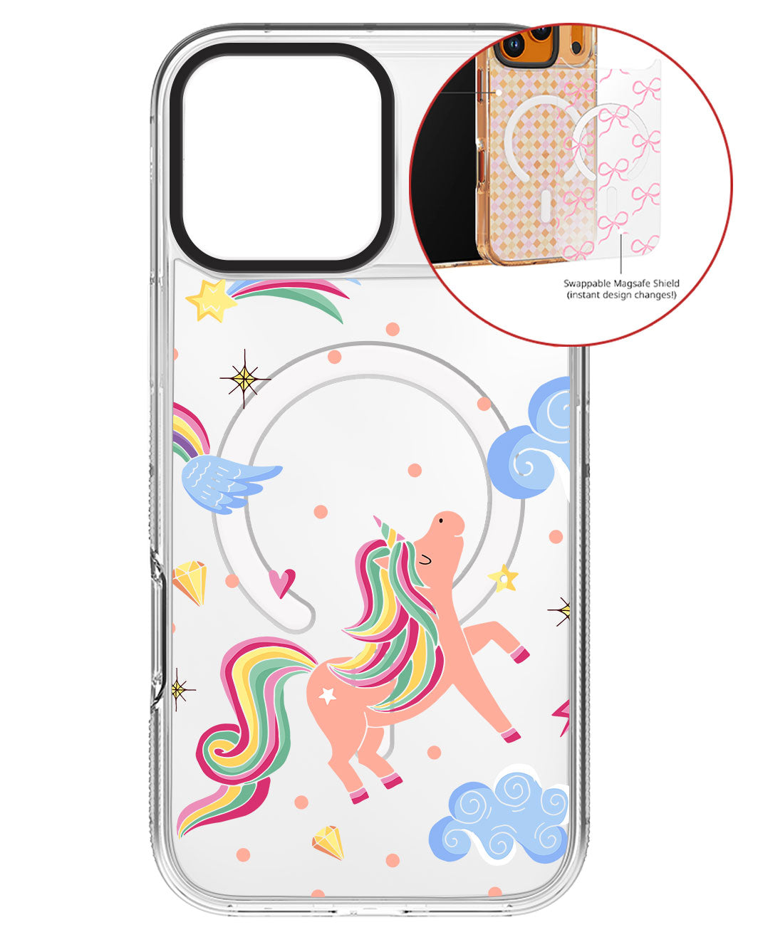 Magsafe Swappable Plate - Pegasus In Fairytale