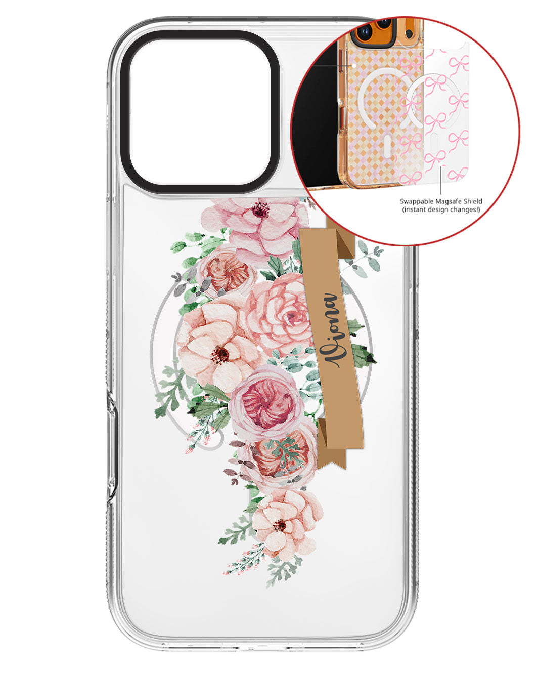 Magsafe Swappable Plate - Peony