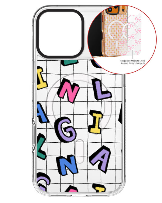 Magsafe Swappable Plate - Playful Monogram 2.0