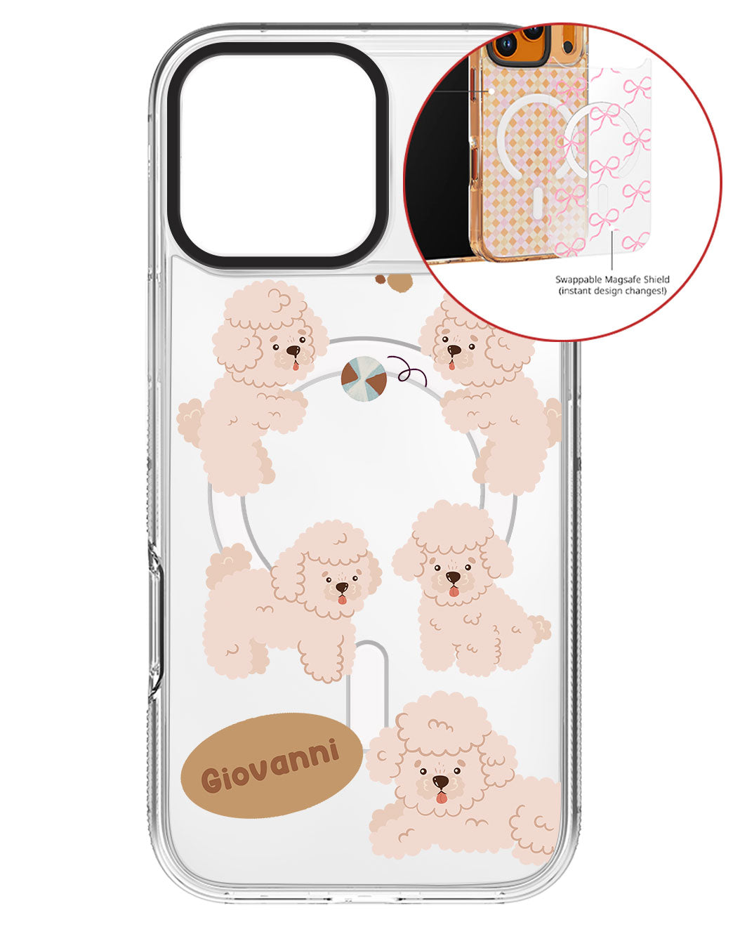 Magsafe Swappable Plate - Poodle squad 2.0