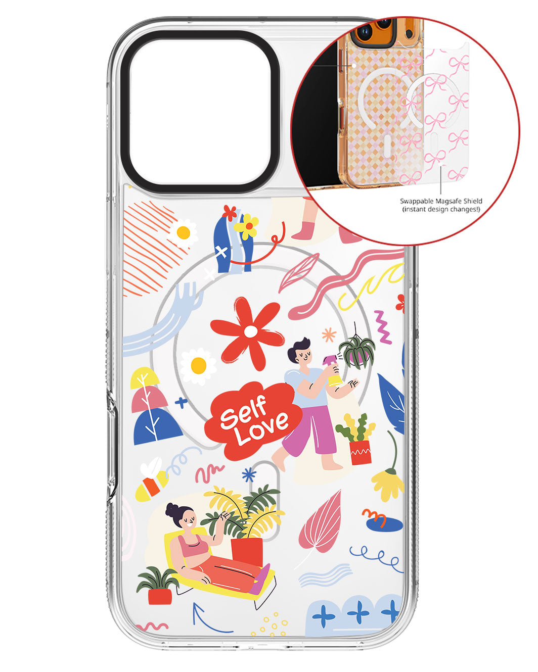 Magsafe Swappable Plate - Self Love Sticker Pack 1.0