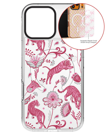 Magsafe Swappable Plate - Tiger & Floral 7.0