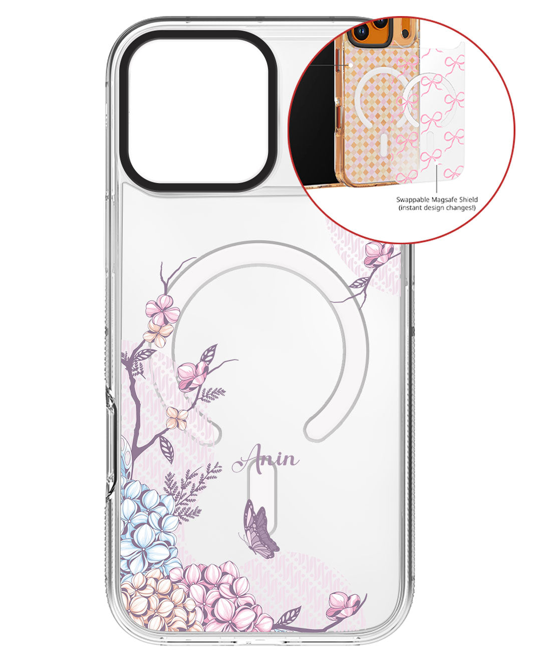 Magsafe Swappable Plate - Batik Floral