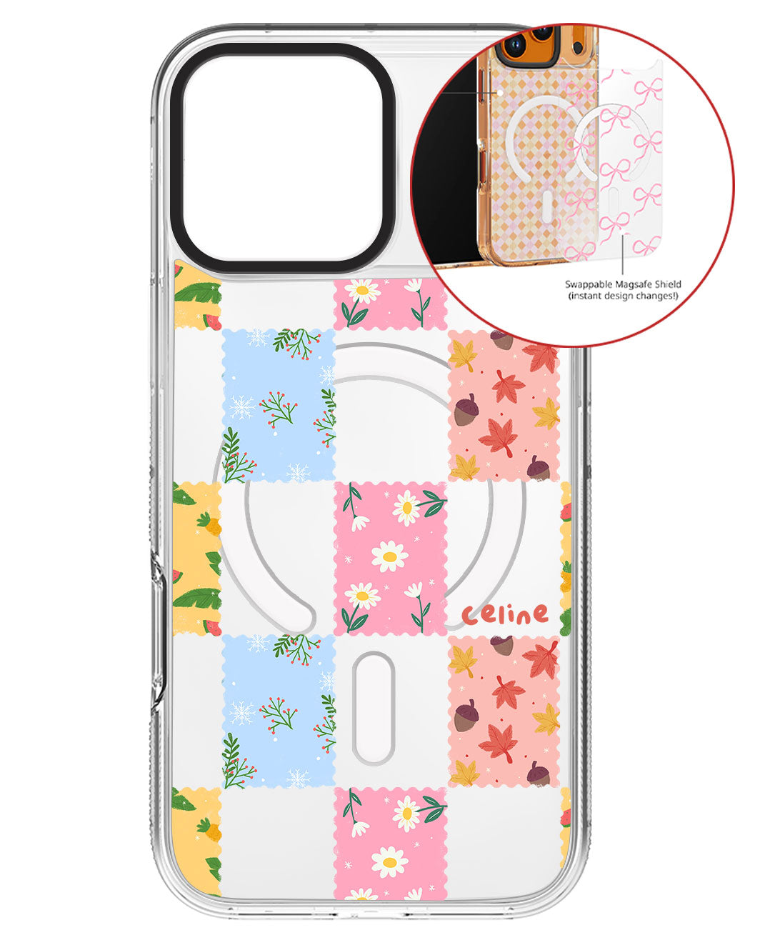 Magsafe Swappable Plate - Four seasons stamps