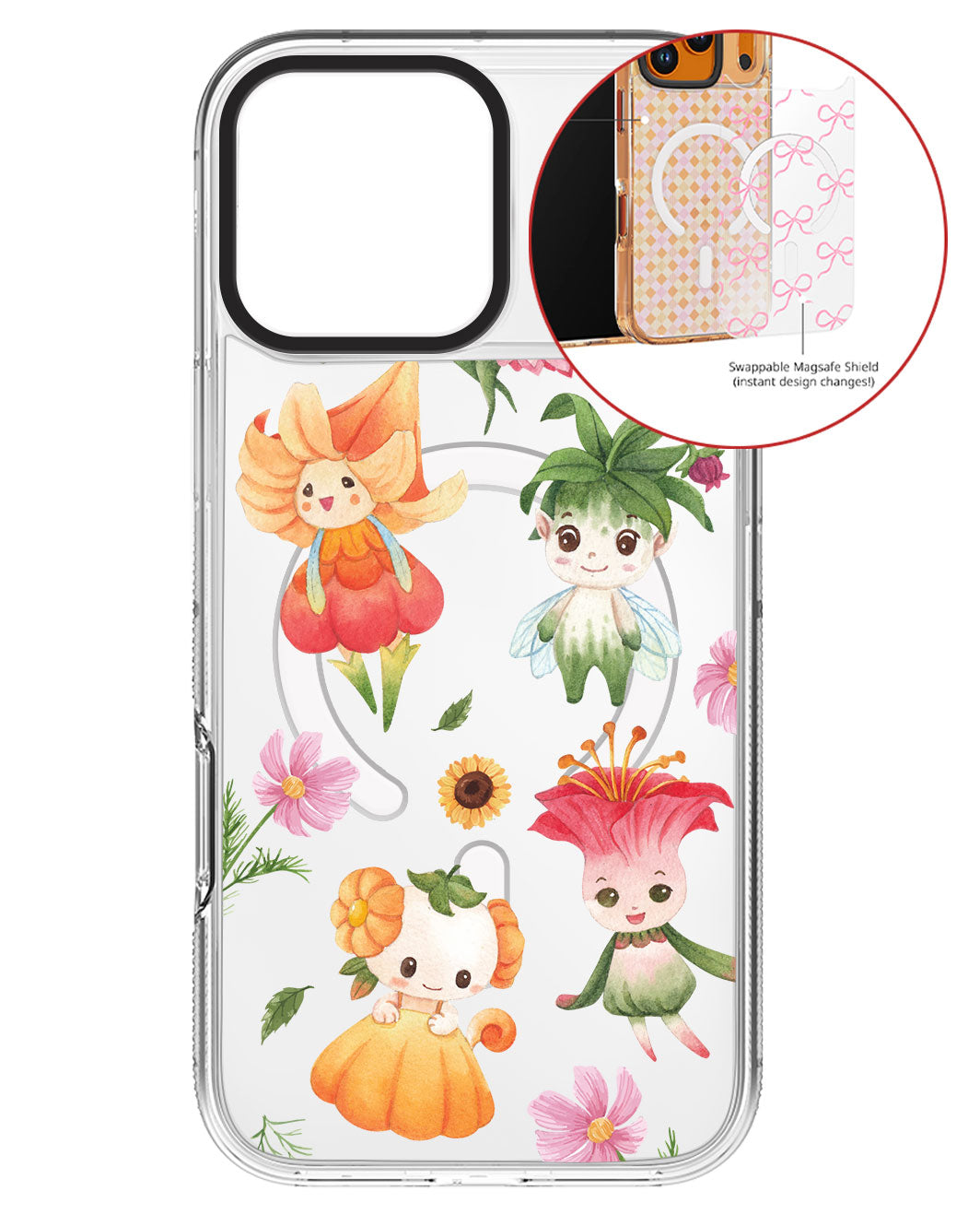 Magsafe Swappable Plate - Magical garden