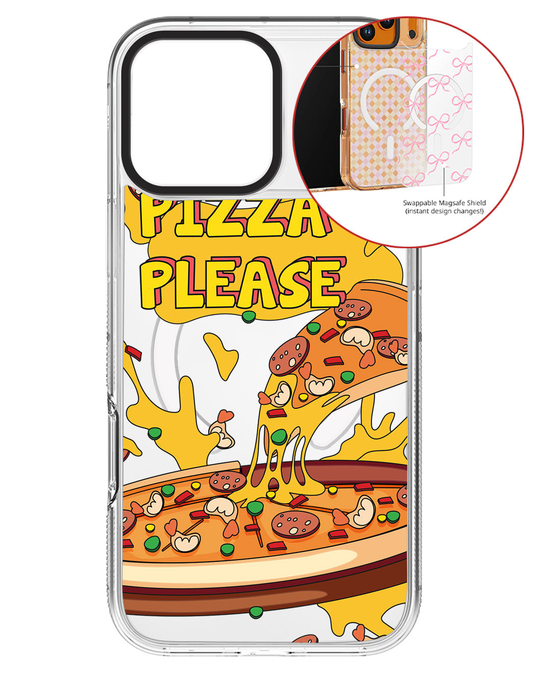 Magsafe Swappable Plate - Pizza please