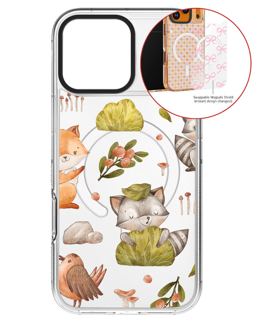 Magsafe Swappable Plate - Racoon and Friends