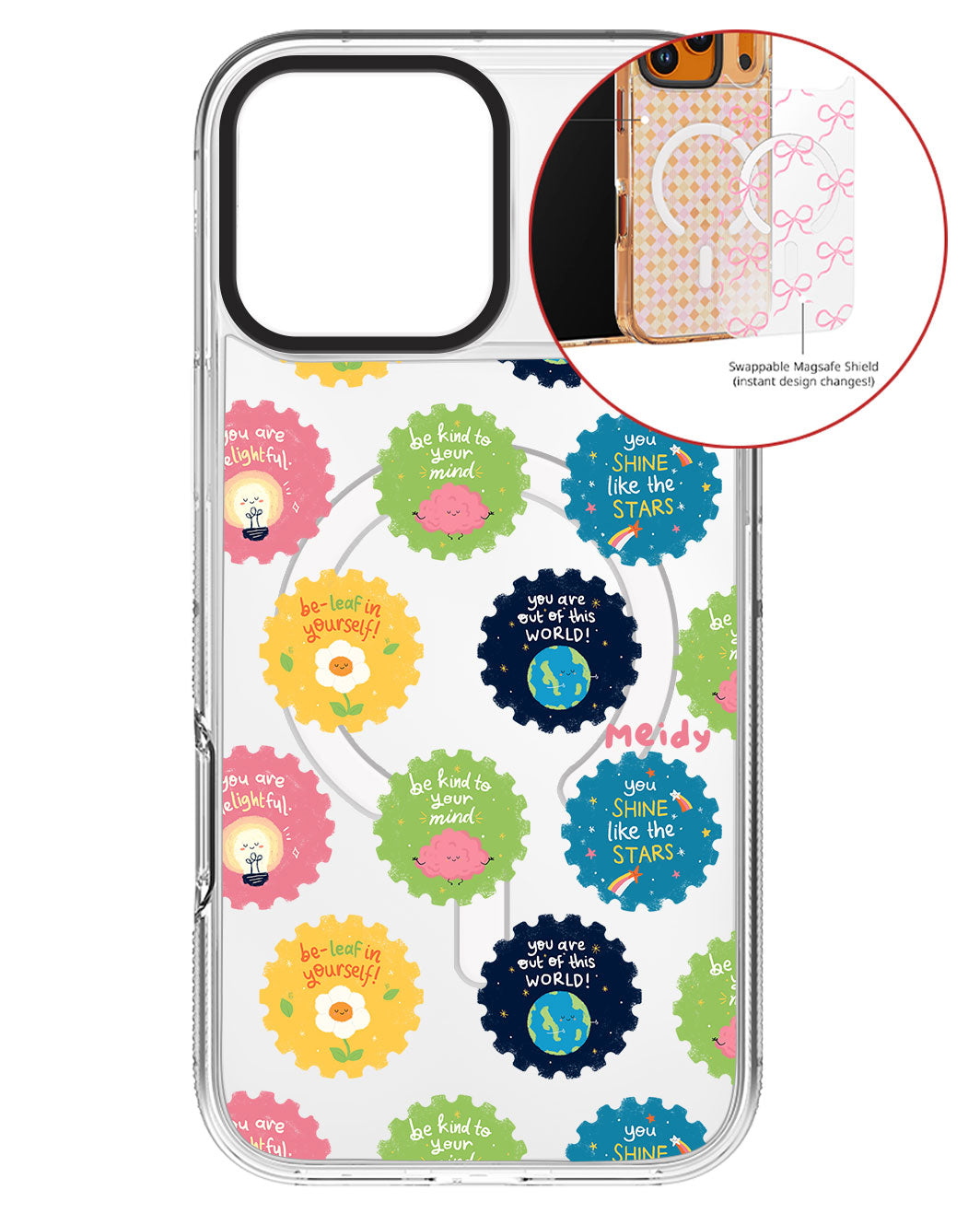 Magsafe Swappable Plate - Self Reminder Stamps