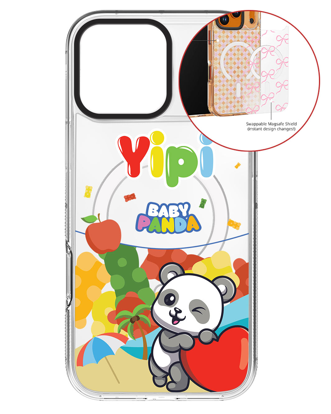 Magsafe Swappable Plate - Yipi baby panda