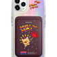 iPhone Magnetic Wallet Holo Case - Meow Pop 2.0