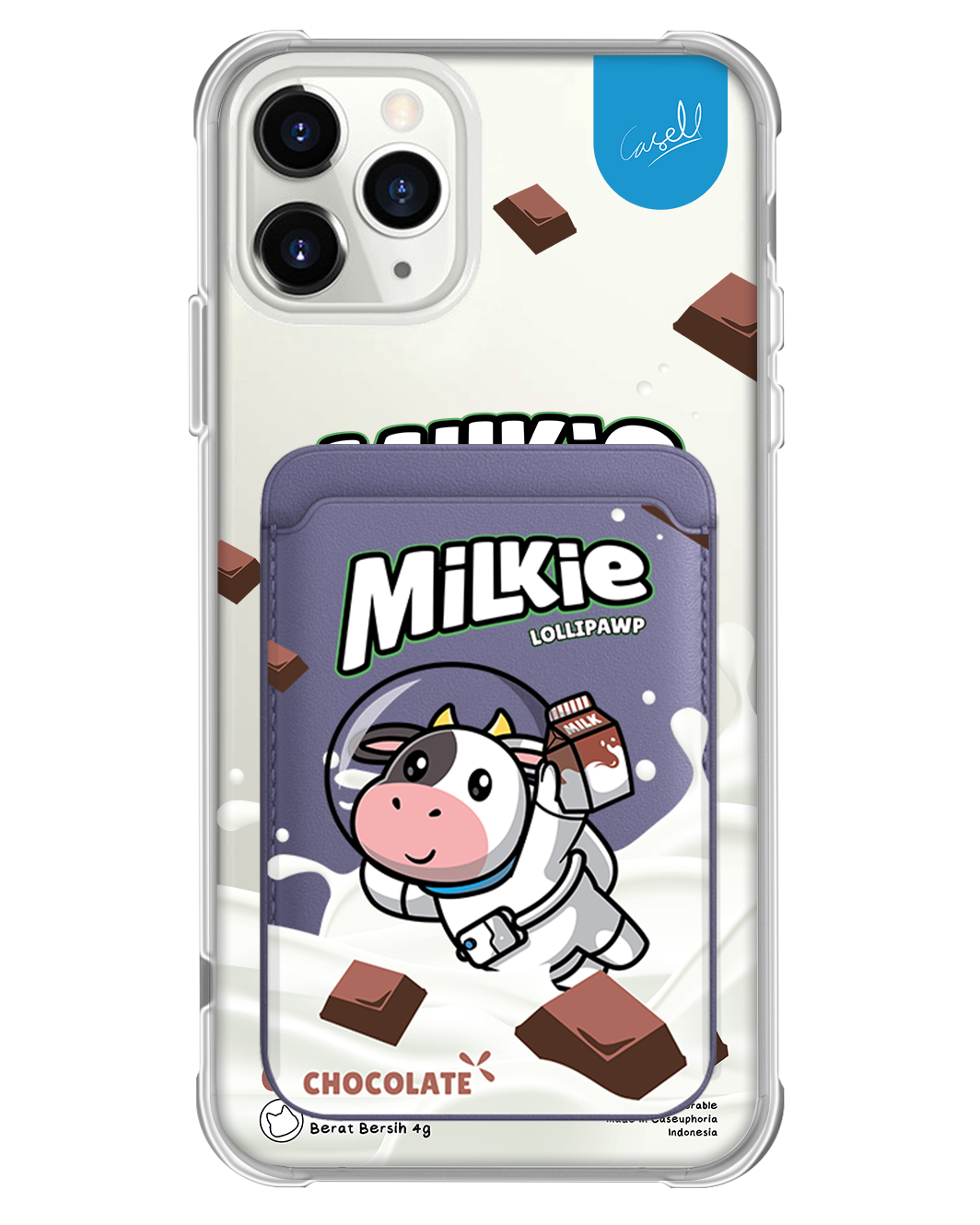 iPhone Magnetic Wallet Case - Milkie