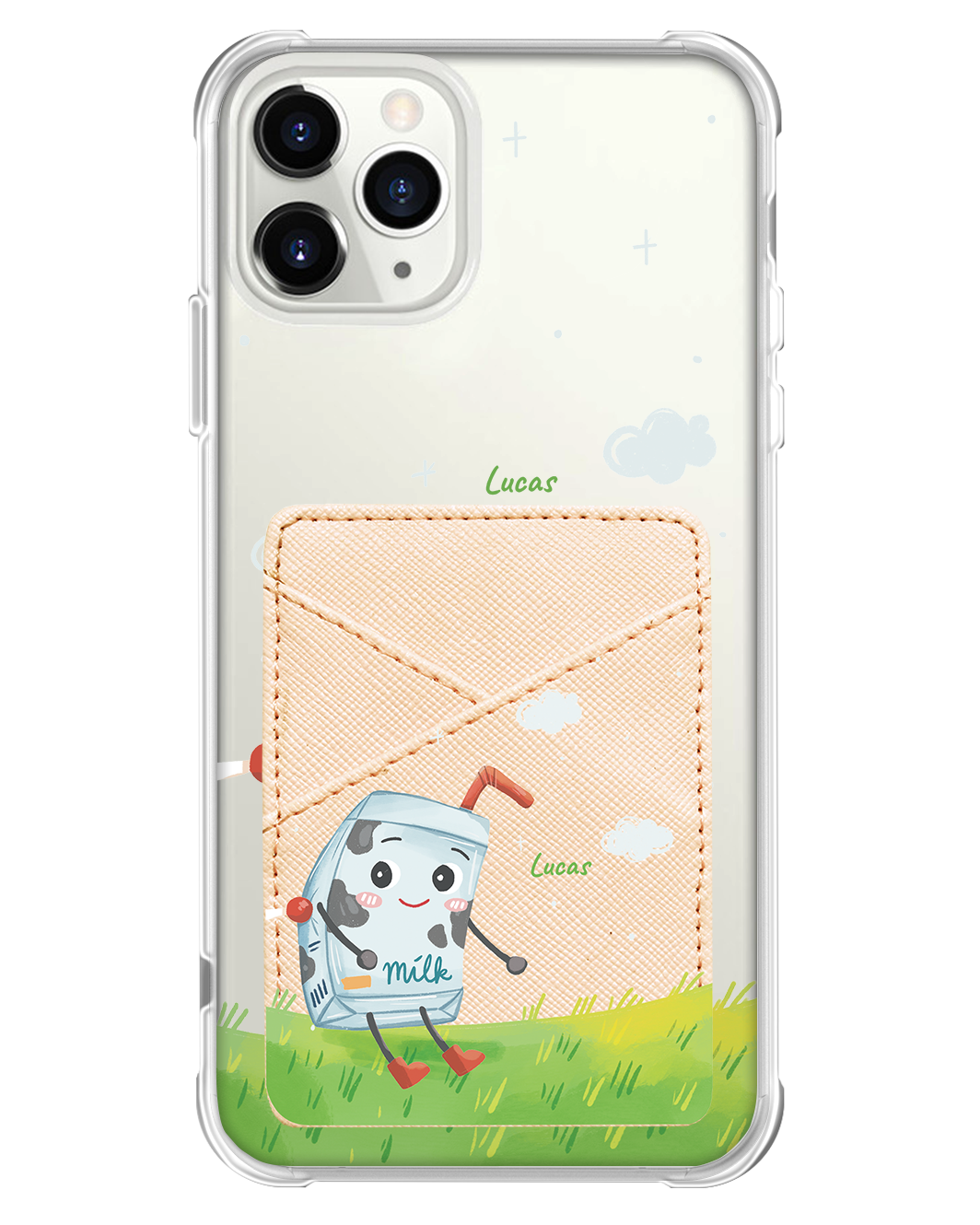 iPhone Phone Wallet Case - Milk To My Cookies (Couple Case)