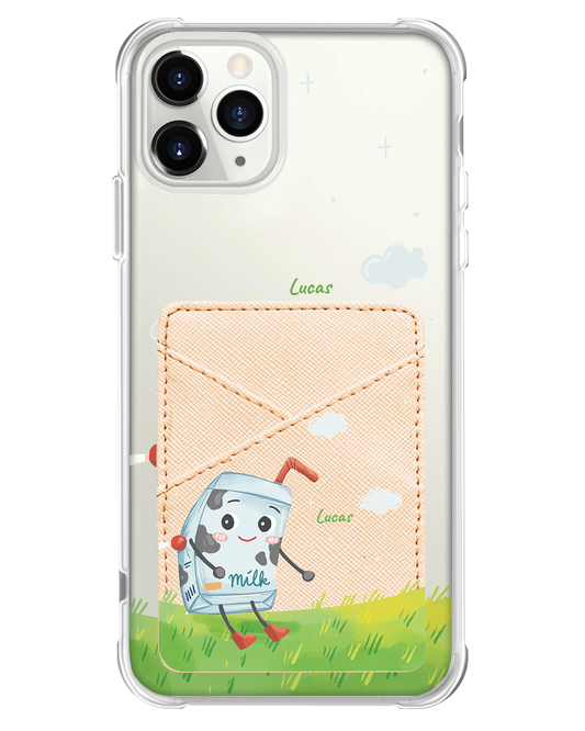 iPhone Phone Wallet Case - Milk To My Cookies (Couple Case)