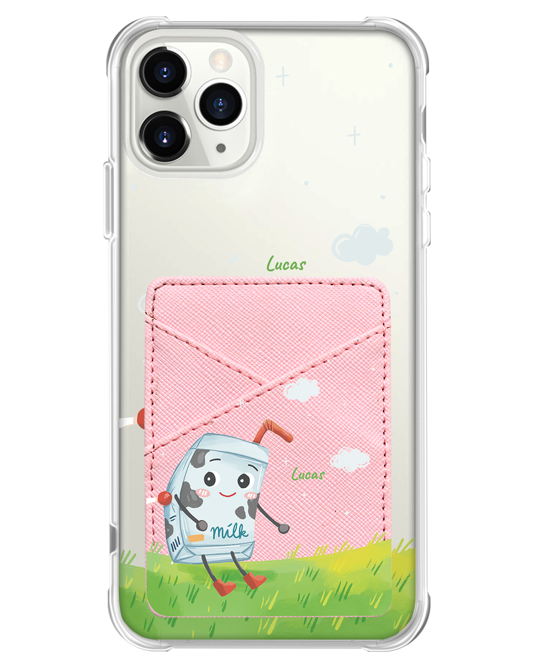 iPhone Phone Wallet Case - Milk To My Cookies (Couple Case)