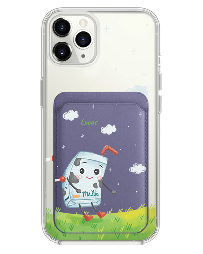 iPhone Magnetic Wallet Case - Milk To My Cookies (Couple Case)