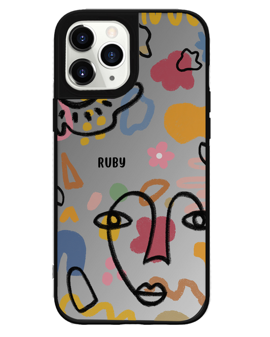 iPhone Mirror Grip Case - Abstract 4.0