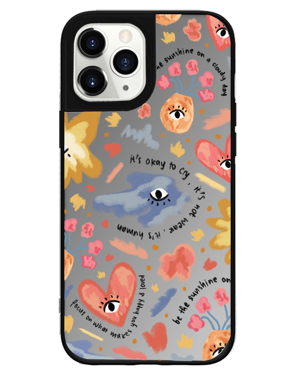 iPhone Mirror Grip Case -  Abstract Lovers