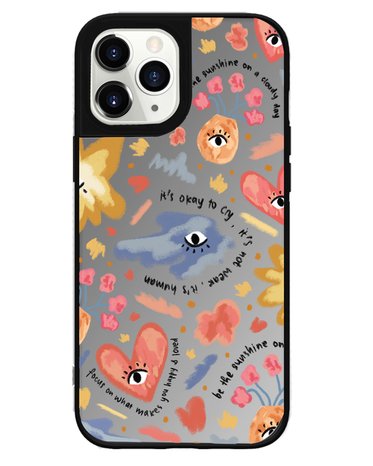 iPhone Mirror Grip Case -  Abstract Lovers