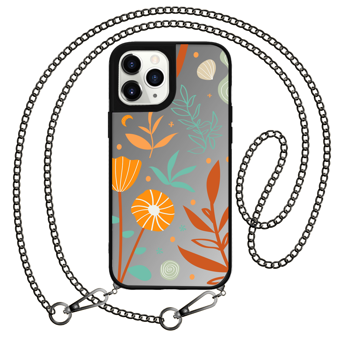 iPhone Mirror Grip Case - Autumn Botanical