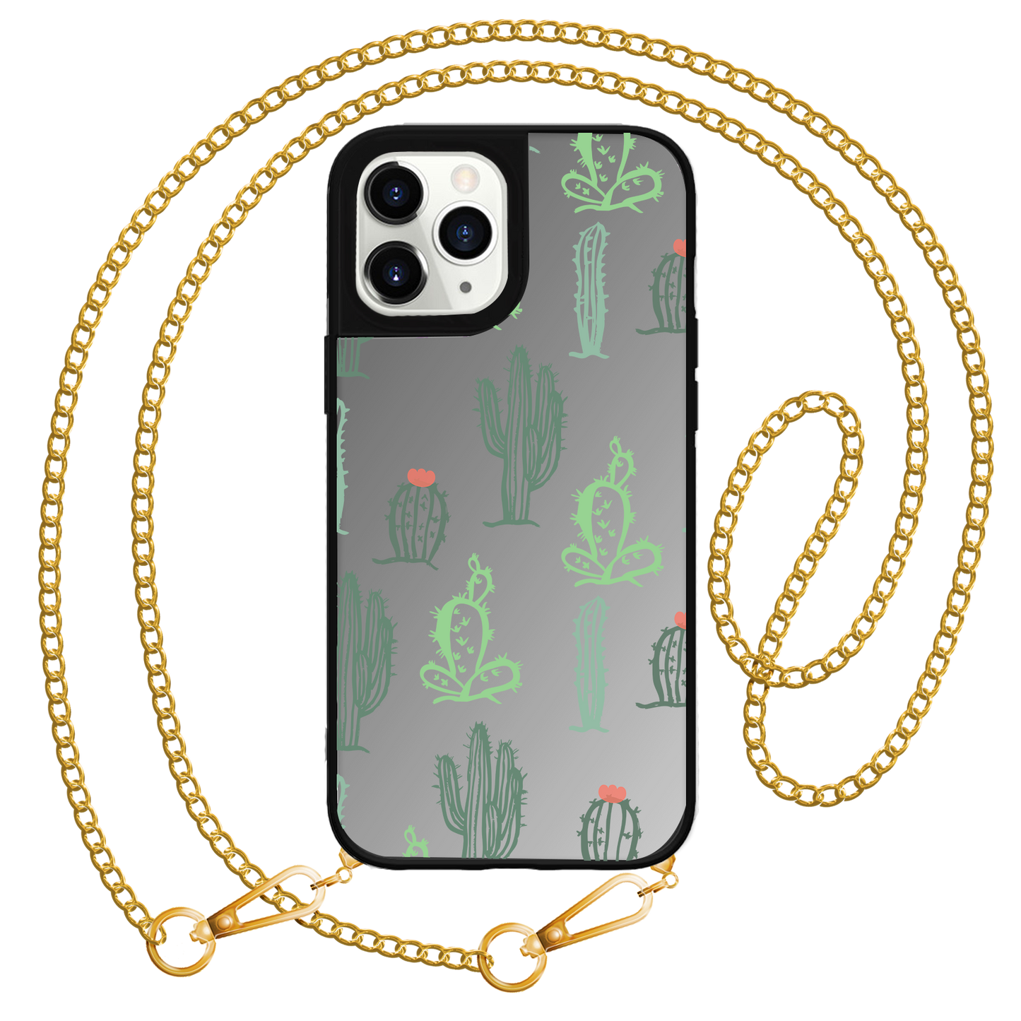 iPhone Mirror Grip Case - Cactus