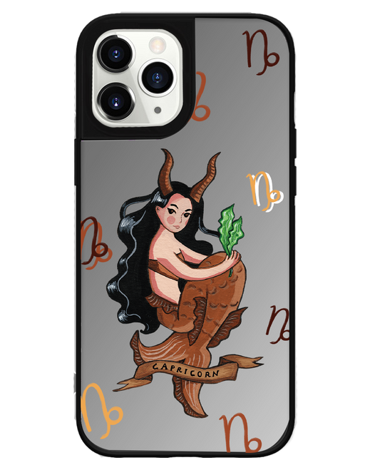 iPhone Mirror Grip Case - Capricorn