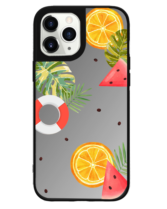 iPhone Mirror Grip Case - Caribbean Vibes