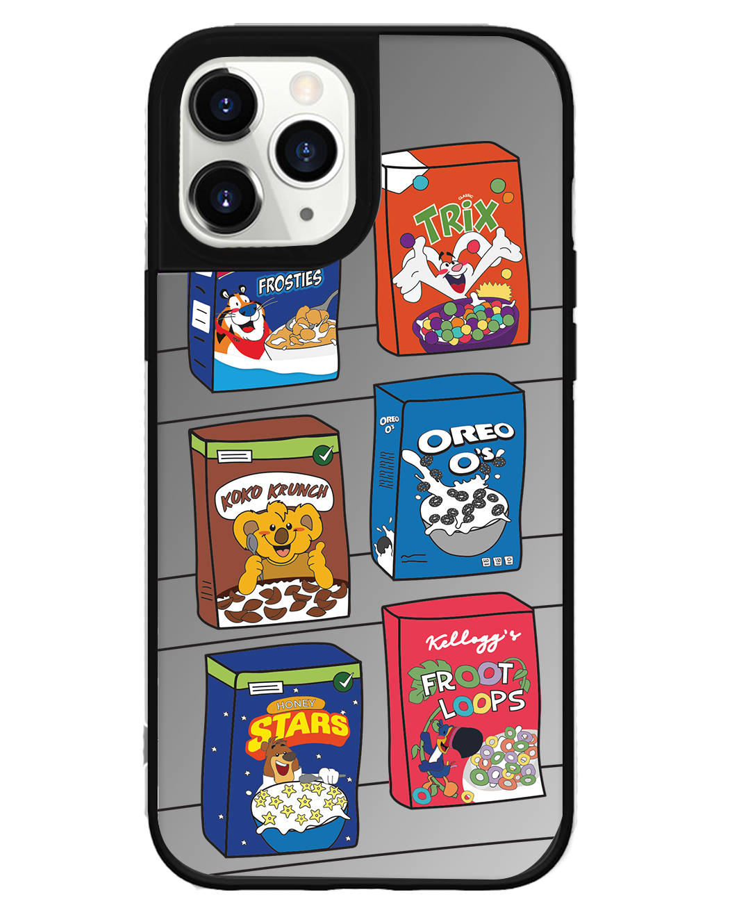 iPhone Mirror Grip Case - Cereal Boxes 1.0