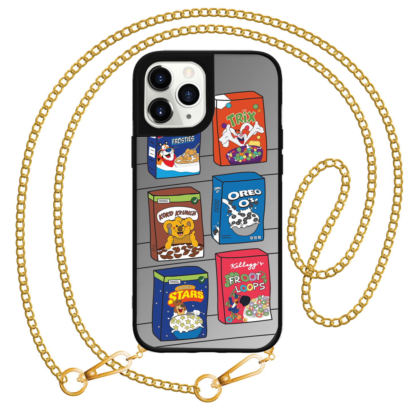 iPhone Mirror Grip Case - Cereal Boxes 1.0