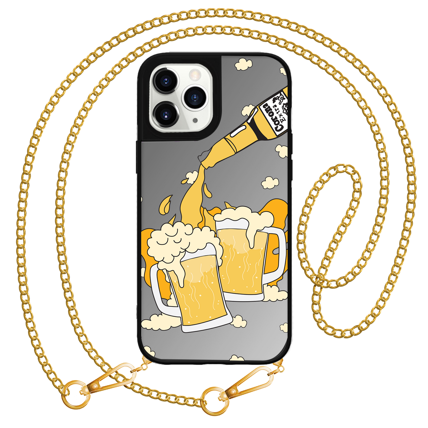 iPhone Mirror Grip Case - Corona